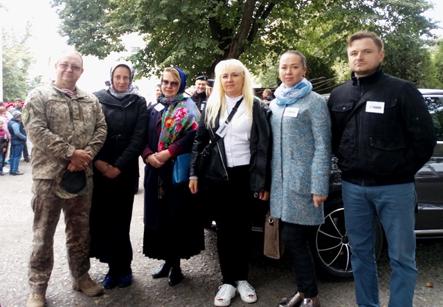 Ірина Чорна із колегами психологами із Києва і Тернополя